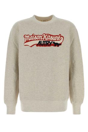 Autry Grey Crew Neck Sweatshirt