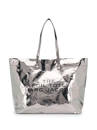 Marc Jacobs Borsa tote The Foil - Argento