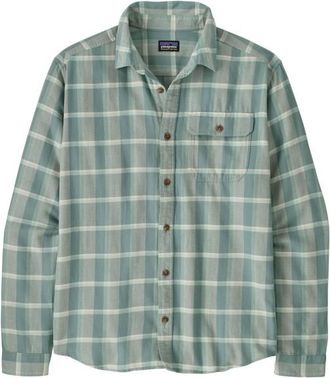 Patagonia L/S LW Fjord Flannel Shirt Hemd f&uuml;r Herren | t&uuml;rkis/grau