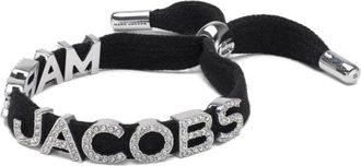 Marc Jacobs Accessoires, Dames, Zwart, ONE Size, Laced Logo Armband