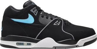 Nike Air Flight 89 Sneaker in Black / Noise Aqua Nubuck Men Low-Top
