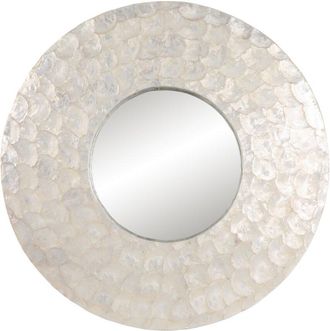 Sagebrook Home 27In Round Capiz Mirror