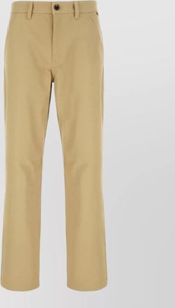Burberry tailored trousers belt loops back pockets