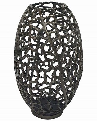 A&B Home Discontinued A&B Home 14In Small Coral Barrel Vase