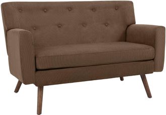 Clp Sofa Kioni De Pana Marr&oacute;n Oscuro