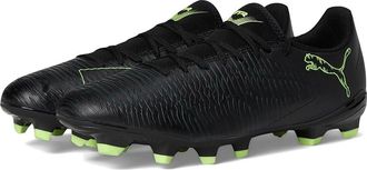 Puma Future 8 Play Firm, Artificial Ground Soccer Cleats Mens Soccer Shoes Black/Fizzy Light/Green Terrain : 10.5 D - Medium