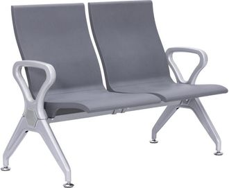 Clp Banco De Espera Ermin 2 Plazas Gris