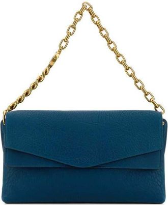 Gucci Teal Green Leather Large Shoulder Bag Carryceruleo Lamb Borse A Mano