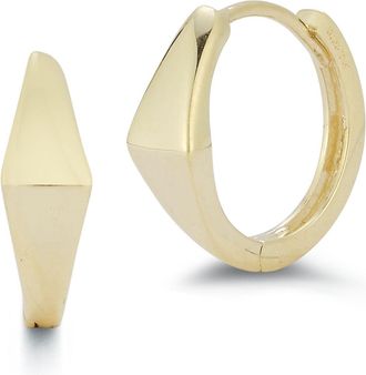 Ember Fine Jewelry 14K Gold Geometric Huggies