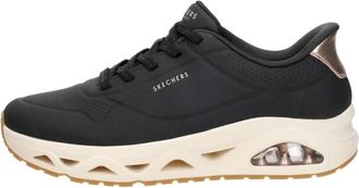 Skechers Uno Glide Step - Glide On Air Sneakers - Dames - Hardloopschoenen - Zwart - 37 EU - Fitness