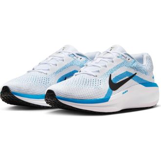 Nike Air Winflo 11 Running Shoe in White/blue Hero/Black at Nordstrom Rack, Size 10.5