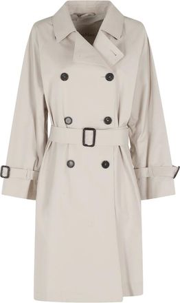 Max Mara Trench Coats, female, Beige, Size: 2XS Trench Ctrench