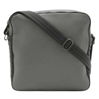 Bottega Veneta Pre-owned Cross Body Bags, female, Black, Size: ONE SIZE Pre-owned Intrecciato Shoulder Bag