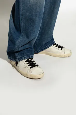 Golden Goose Sports Shoes Super-Star, Mens, Cream