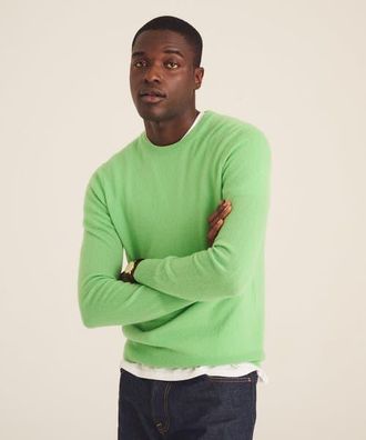 Naadam The Original Cashmere Sweater in Lime at Nordstrom, Size X-Large
