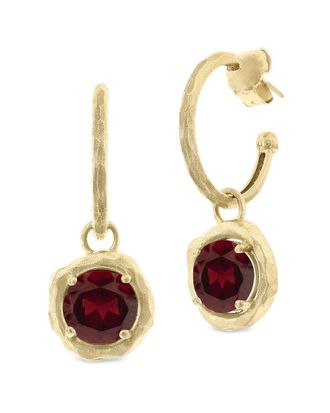 I.Reiss Company 14K 5.80 Ct. Tw. Garnet Charm Earrings