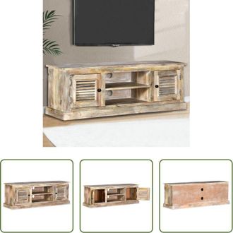 vidaXL Armadio TV - Mobile Porta TV in Legno Massello di Mango