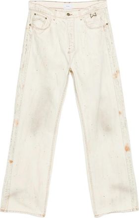 Rhude Distressed Straight Jeans