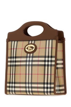 Burberry Archivebeige Cotton Borse A Mano Bag