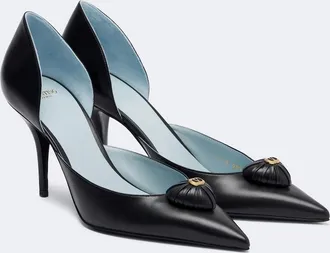Valentino Garavani Coeur Royal leather pumps