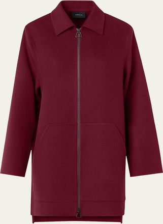 Akris Fabiola Double-Face Cashmere Coat