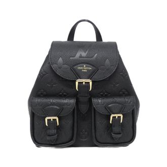 Louis Vuitton Black Leather Backpack (Pre-Owned)