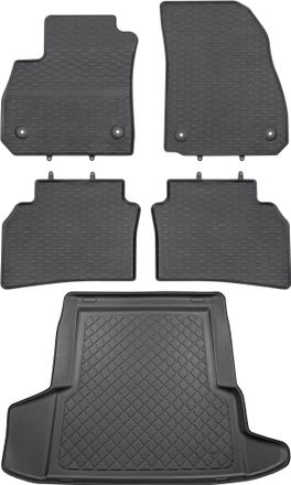 OEM Opel Insignia B Sed&aacute;n Desde 06.2017 Set - Alfombrillas De Goma Para Coche + Alfombrilla Para Maletero