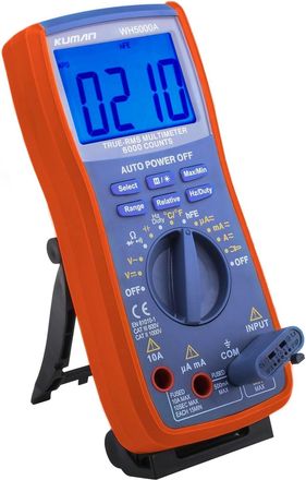 OEM Mult&iacute;metro Digital True Rms De 6000 Cuentas Con Rango Manual Y Autom&aacute;tico, Medici&oacute;n De Voltaje, Corriente, Resistencia, Temperatura, Continuidad, Capa
