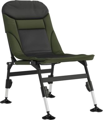 vidaXL Vidaxl - Silla De Pesca Con Patas Para Barro Ajustables Plegable Verde
