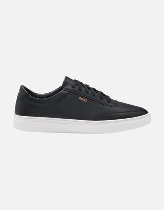 HUGO BOSS Mens Hugo Boss Mens Black Kieran Tenn Trainers - Size: 10