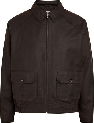 Bode Coach Waxed Cotton Jacket - Brown - S