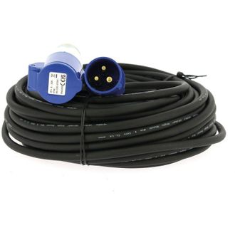 Eza Watches Rallonge Secteur - Eza - 25m - Section De C&acirc;ble 1,5 Mm&sup2; - 220 V - 16 A - Cee17 - Avec Sac De Transport