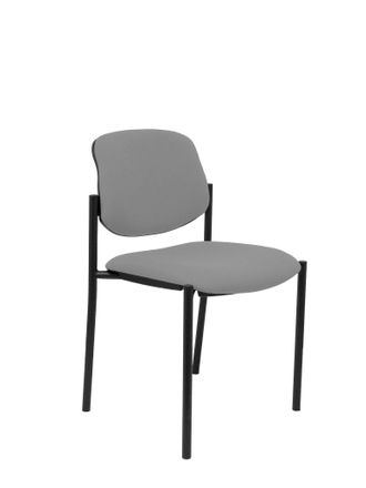 Piqueras y Crespo Silla Fija Styl Bali Gris Claro Chasis Negro