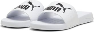 Puma Popcat 20 Superlogo 44.5 White Black Slippers, White, 10 UK