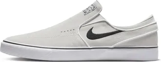 Nike Mens Nike SB Janoski+ Slip Skate Shoes in White | FN5893-100
