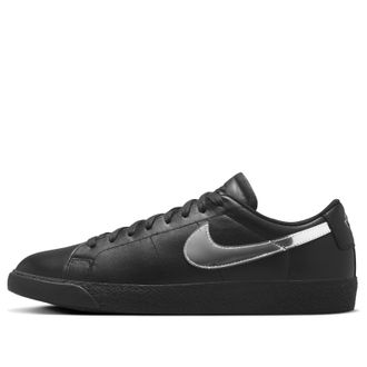 Nike x Dancer Skateboards SB Zoom Blazer Low Black Metallic Silver HJ6703-001
