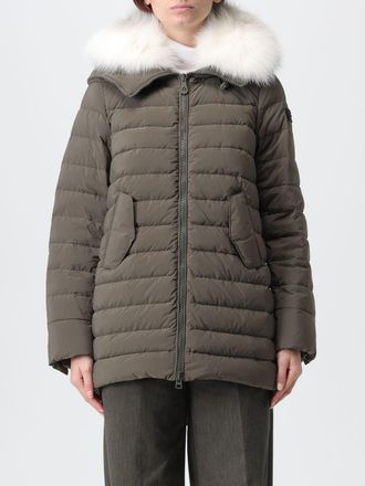 Peuterey Piumino Peuterey in nylon trapuntato con inserto in pelliccia