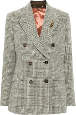 Golden Goose Grey Double-breasted Blazer