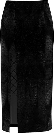 MACCAPANI Scio midi-rok - Zwart