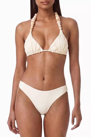 Devon Windsor Leni Bikini Top In Opal