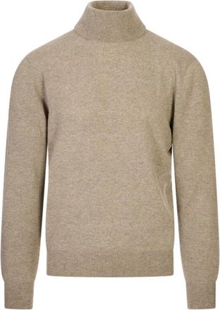 Agnona Cashmere Truien - Heren - Cashmere truien - Bruin - L - Truien & Vesten