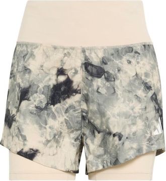 adidas Adi365 Spray Dye 2in1 Shorts Laufshorts f&uuml;r Damen | beige/grau