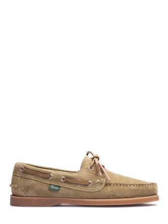 Paraboot Classic Boat Shoes in Soft Suede Finish