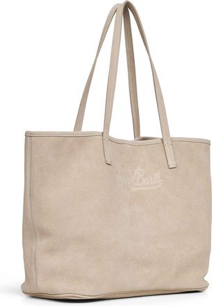 MC2 Saint Barth Womens Shoulder Bag City Beige Leather Bovine (top Grain)