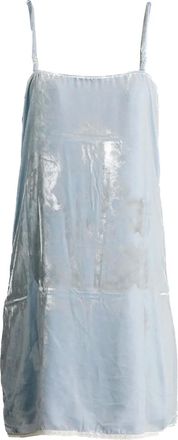 Prada Mouwloze mini-jurk met fluwelen effect - Blauw