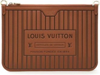 Louis Vuitton Pre-owned Vintage Clutch - Dames - Vintage Clutch - Bruin - ONE Size - Leer - Vintage