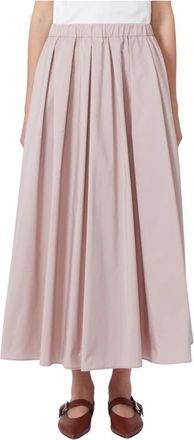 Max Mara Wkdcurvato Rok - Dames - Midirokken - Roze - XL - Rokken