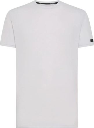 Roberto Ricci Design Crepe Shirt voor Stijlvolle Look - Heren - T-shirts - Grijs - 2XL - Tops