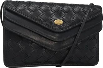 Bally Pre-owned Cross Body Bags, female, Black, Size: ONE SIZE Pre-owned Leather Shoulder Bag