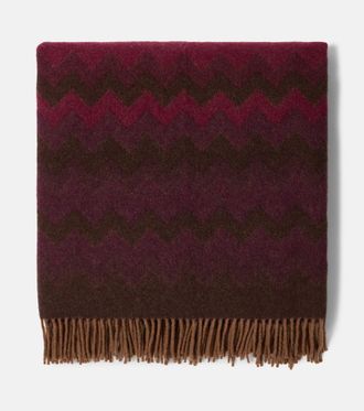 Missoni Anemone fringed wool-blend throw